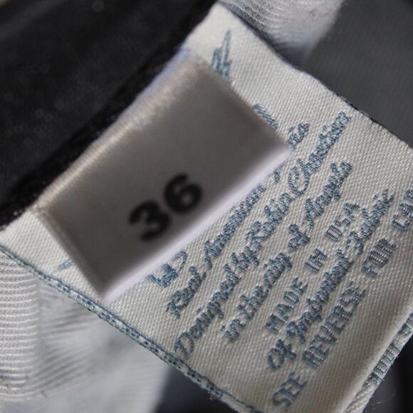 Robins Jean Long Flap Mens 36 Black Gray Studded Biker Y2K D5851 BRNSNAKE - Picture 8 of 12